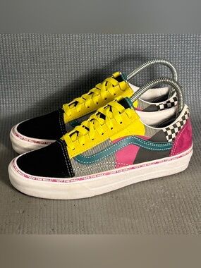 Vans Old Skool Juxtapose Pack Multicolor Sneakers Women’s Size 6